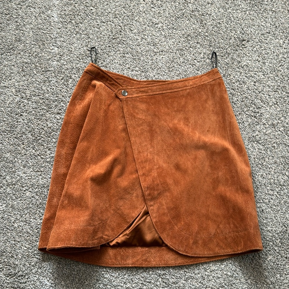 Blank nyc leather mini skirt